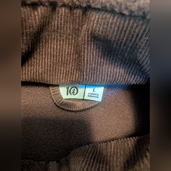 Men's TenTree Ecoloft Pocket Full Zip Sherpa Fleece Jacket - Picture 6 of 7